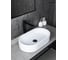Раковина накладная Gid N9020 белая 52.5x30.5x11.5 51209 5