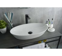 Раковина Gid N9397 накладная белая 61x37x12 51141