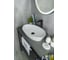 Раковина Gid N9397 накладная белая 61x37x12 51141 7