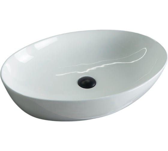 Раковина Gid N9433 накладная белая 61x41x14.5 51148 1