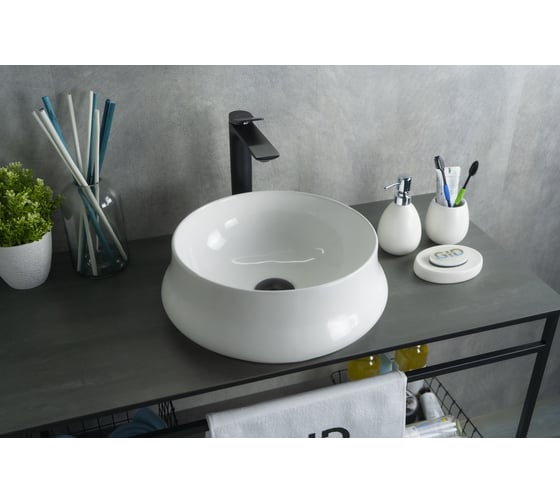 Раковина Gid N9426 накладная белая 40x40x14 51145 1