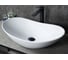 Раковина Gid N9811 накладная белая 61x37x15 51175 1