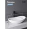Раковина Gid N9811 накладная белая 61x37x15 51175 5