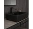 Раковина накладная Gid N9129bg черная графит 50x38x14.5 53381 1