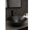 Раковина накладная Gid N9102bg черная графит 42x42x15 53383 3