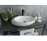 Раковина накладная Gid N9050 белая 59x37x14 51167 5