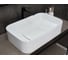 Раковина Gid N9598 накладная белая 61x38x15 51230 4