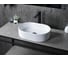 Раковина накладная Gid N1330 белая 46.5x32x12 51239 5