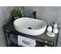 Раковина накладная Gid N9026a белая 60x40x15 51112 7
