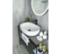 Раковина накладная Gid N9026a белая 60x40x15 51112 9