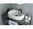Раковина накладная Gid N9048 белая 59x46x15 51185 3