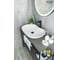 Раковина накладная Gid N9175 белая 66.5x41x12 51128 6