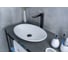 Раковина накладная Gid N9022 белая 50x35x9 51110 3