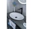 Раковина накладная Gid N9022 белая 50x35x9 51110 5
