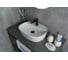 Раковина накладная Gid N9045 белая 50x38x12 51166 8