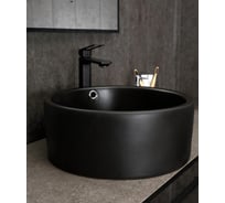 Раковина накладная Gid N9130bg черная графит 41.5x41.5x16.5 53382