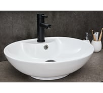 Раковина накладная Gid N9005 белая 51x41x15 51206