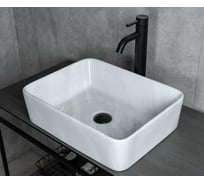 Раковина накладная Gid Mnc600 под камень глянцевая 48x37x13 54459