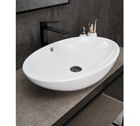 Раковина накладная Gid N9007 белая 63.5x41.5x15 51207