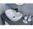 Раковина накладная Gid N9018 белая 59x39x21 51107 6