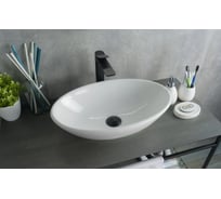 Раковина накладная Gid N9021 белая 52x32x14 51109