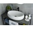Раковина накладная Gid N9030a белая 60x41x15 51114 7