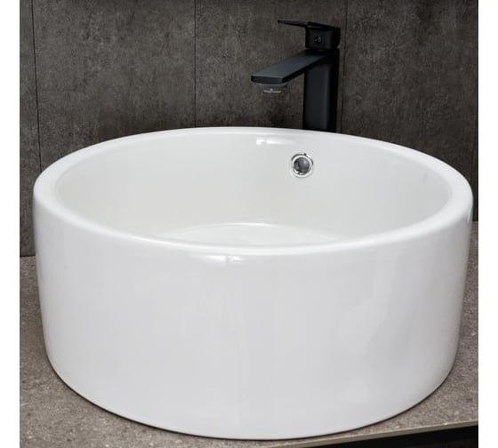 Раковина накладная Gid N9130 белая 41.5x41.5x16.5 51212 1