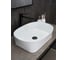 Раковина накладная Gid N9028 белая 53x36x14 51233 3