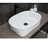 Раковина накладная Gid N9028 белая 53x36x14 51233 4