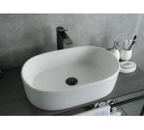 Раковина накладная Gid N9025 белая 56x35x14 51111