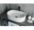 Раковина накладная Gid N9025 белая 56x35x14 51111 7