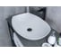 Раковина накладная Gid N9137 белая 56x40x16 51177 3