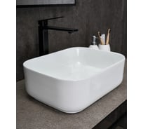 Раковина накладная Gid N1335 белая 40x30x13 51238