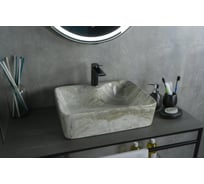 Раковина накладная Gid Mnc605 под камень глянцевая 48x37x13 54460
