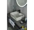 Раковина накладная Gid Mnc605 под камень глянцевая 48x37x13 54460 7