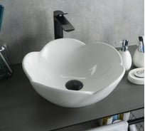 Раковина накладная Gid N9078 белая 38.5x38.5x17 51162