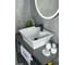 Раковина накладная Gid N9108 белая 49x41x19 51121 8