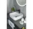 Раковина накладная Gid N9044 белая 38.5x38.5x14 51165 8