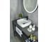Раковина накладная Gid N9044 белая 38.5x38.5x14 51165 9