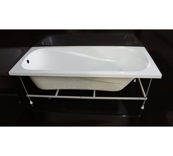 Комплект: Ванна + каркас + экран Loranto Арктика 1500х700 CS00025375