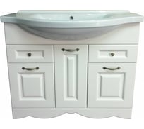 Комплект Loranto: Тумба Kristen 100, с раковиной Эльбрус 100 ольха CS00046922