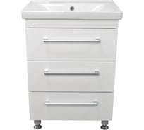 Комплект Loranto: Тумба Модерн 60/3Н 600х850х460, напольная, с раковиной Sava 60 2060 CS00071772