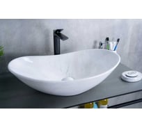 Раковина Gid Ws9811 накладная под камень глянцевая 61x37x15 54468