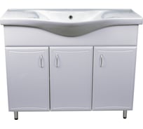 Комплект Loranto: Тумба Коралл-100 100х830х440, с раковиной Basic 100 Турция CS00070569