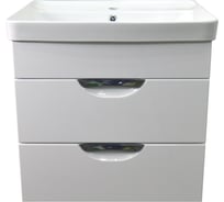 Комплект Loranto: Тумба Стиль-60/2 Соло 600х580х480, с доводчиком, с раковиной Monte 60 Китай CS00070539