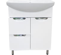 Комплект Loranto: Тумба Стиль-70/2 700х850х420, с раковиной Балтика 70 Сантек CS00067860