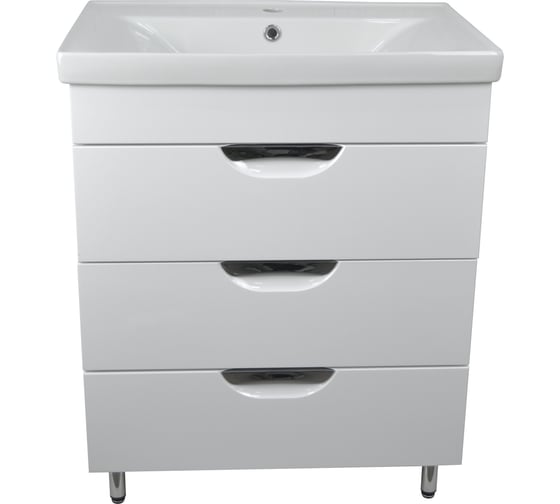 Комплект Loranto: Тумба Стиль-70/3Н Соло 700х850х435, с раковиной Sava 70 2070 CS00070865 1