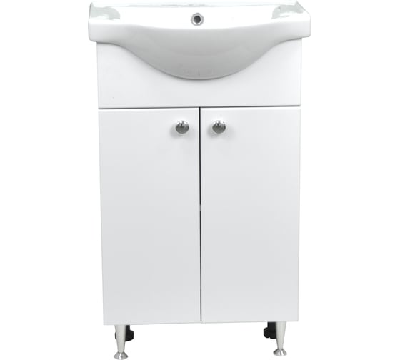 Комплект Loranto: Тумба Моника New 65 660х830х450, с раковиной  Basic 65 Турция CS00071367