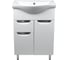 Комплект Loranto: Тумба Стиль-60/1 600х840х450, с раковиной Basic 60 7060 CS00070392 1