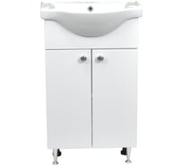 Комплект Loranto: Тумба Моника New 55 550х830х440, с раковиной Basic 55 Турция CS00071365